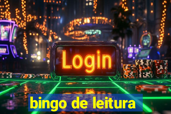 bingo de leitura